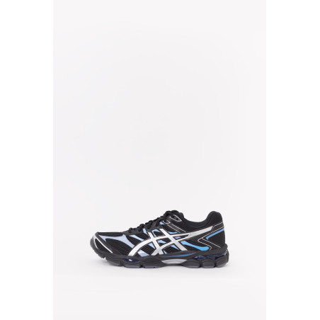 ASICS BLACK PURE SILVER GEL CUMULUS 16 SNEAKERS